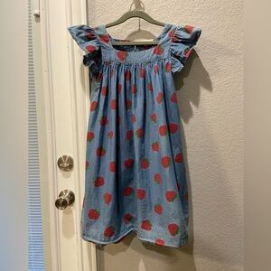 Tucker + Tate Strawberry Chambray Shift Dress size 6